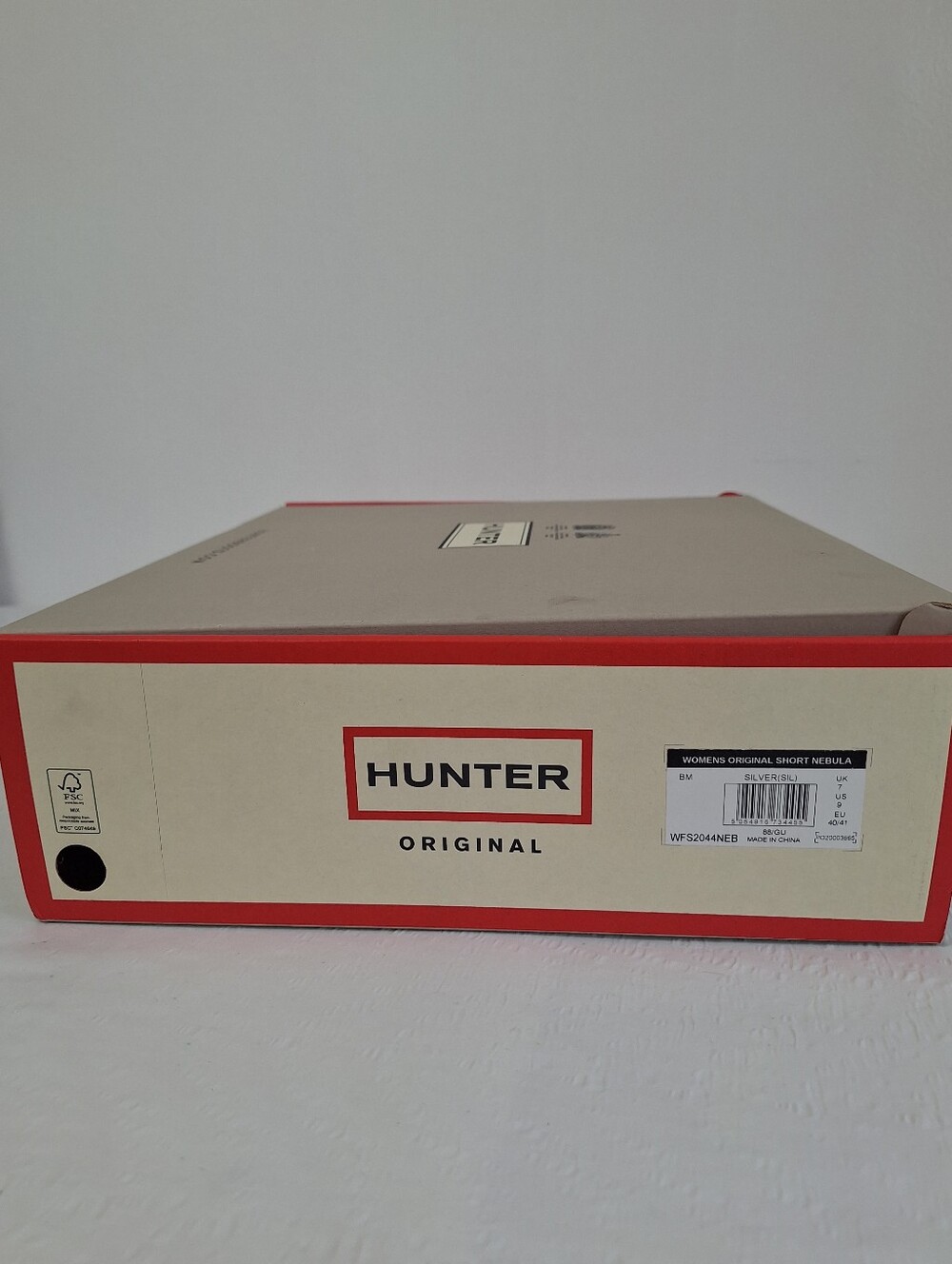 NWT Hunter  Iridescent Pearl White Rain Boots - Picture 10 of 11